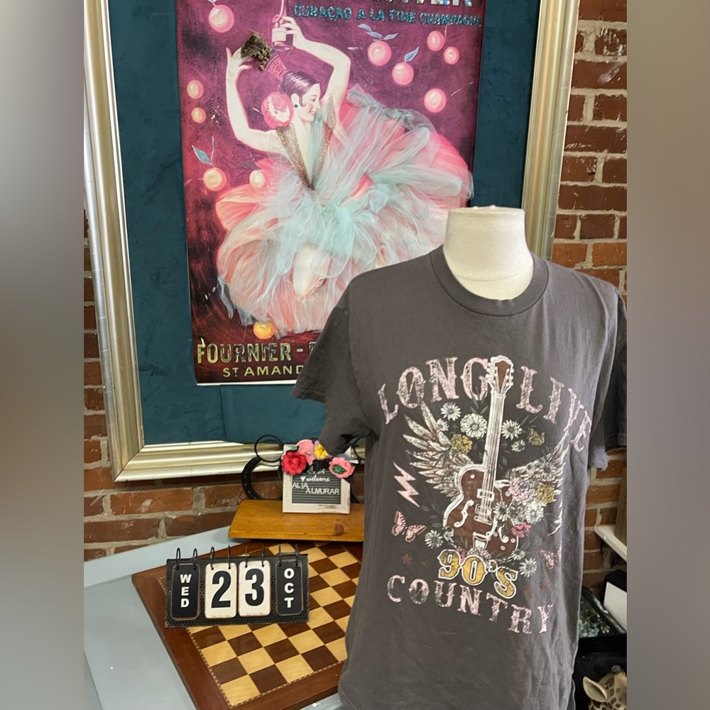 Women's Goodie Two Sleeves Long Live 90's Country T-Shirt